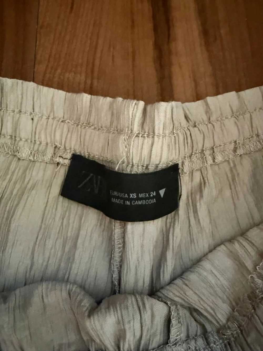 Beige Flowy Pants - Picture 3 of 3